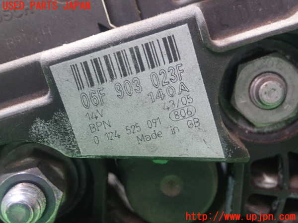 1UPJ-24986015]VW ゴルフ R32(1KBUBF)オルタネーター(ダイナモ) 中古_m0002.jpg