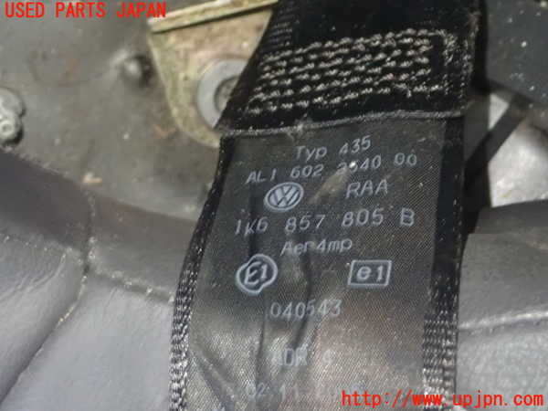 1UPJ-24987185]VW ゴルフ R32(1KBUBF)左2列目シートベルト 中古_m0002.jpg