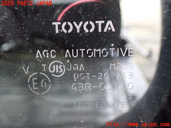 5UPJ-25001382]ハイラックスサーフ(RZN185W)左クォーターガラス ASAHI M2L3 中古_m0002.jpg