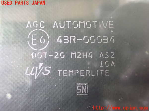 2UPJ-25041268]エクリプスクロス PHEV(GL3W)左前ドアガラス (43R-00034) 中古_m0002.jpg