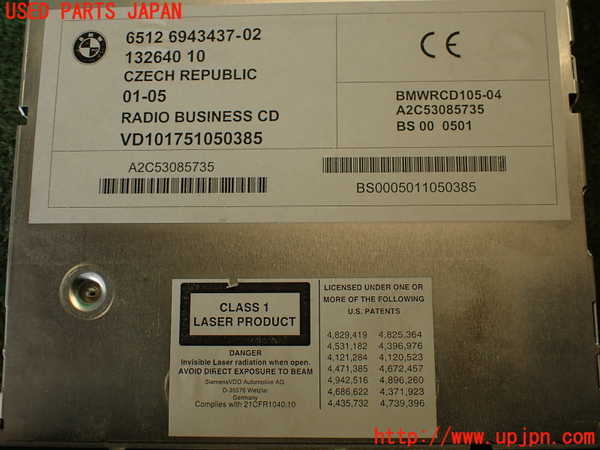 2UPJ-25086480]BMW X3(PA25)CDプレーヤー 中古 【E83】_m0004.jpg