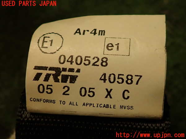 2UPJ-25087185]BMW X3(PA25)左2列目シートベルト 中古 【E83】_m0004.jpg