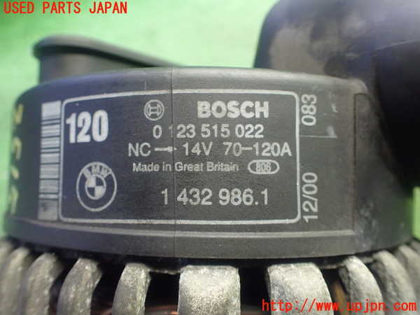 1UPJ-25156015]BMW Z3 ロードスター E36/7(CL20)オルタネーター(ダイナモ) 中古_m0005.jpg