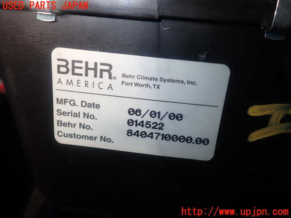 5UPJ-25156081]BMW Z3 ロードスター E36/7(CL20)エバポレーター1 中古_m0004.jpg