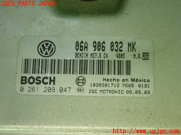 5UPJ-25206110]VW ニュービートルカブリオレ(1YAZJ)エンジンコンピューター 中古_m0002.jpg