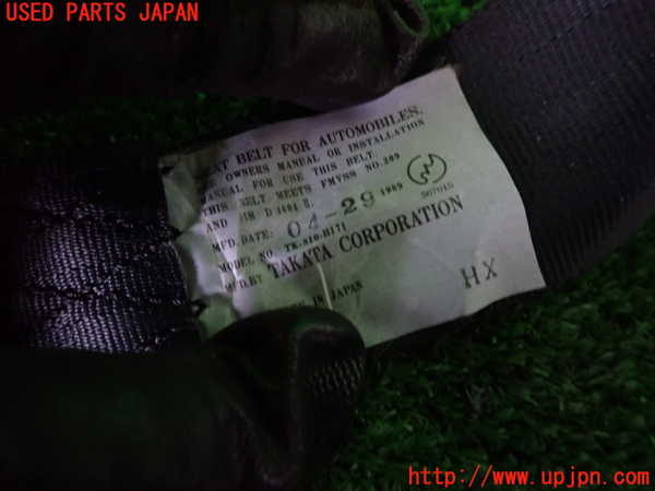 5UPJ-25217185]サバンナ RX-7(FC3S)左2列目シートベルト 中古_m0002.jpg