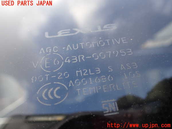 5UPJ-25381380]レクサス・RX450h(GYL25W)右クォーターガラス M2L3 中古_m0002.jpg