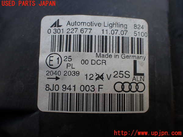 2UPJ-25451132]アウディ・TT クーペ(8JBWA)左ヘッドライト HID 中古_m0004.jpg