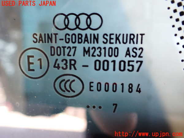 2UPJ-25451380]アウディ・TT クーペ(8JBWA)右クォーターガラス (43R-001057 M23100) 中古_m0002.jpg