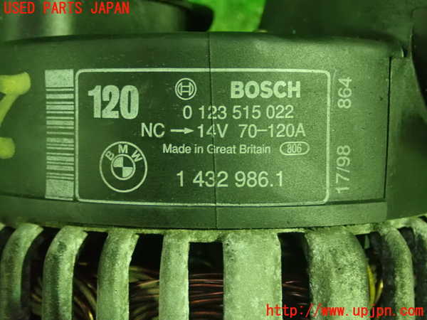 1UPJ-25546015]BMW Z3 ロードスター E36(CJ28)オルタネーター(ダイナモ) 中古_m0004.jpg