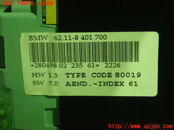 5UPJ-25546170]BMW Z3 ロードスター E36(CJ28)スピードメーター 中古_m0003.jpg