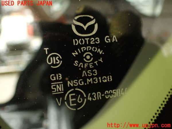 2UPJ-25641382]CX-5(KF2P)左クォーターガラス (43R-005844 M31Q8) 中古_m0002.jpg
