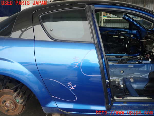 2UPJ-25841290]RX-8(SE3P)右後ドア (43R-003021 M3Y8) 中古_m0001.jpg