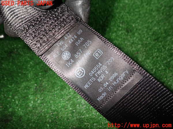 2UPJ-25887075]VW ゴルフ R32(1KBUBF)助手席シートベルト 中古_m0002.jpg