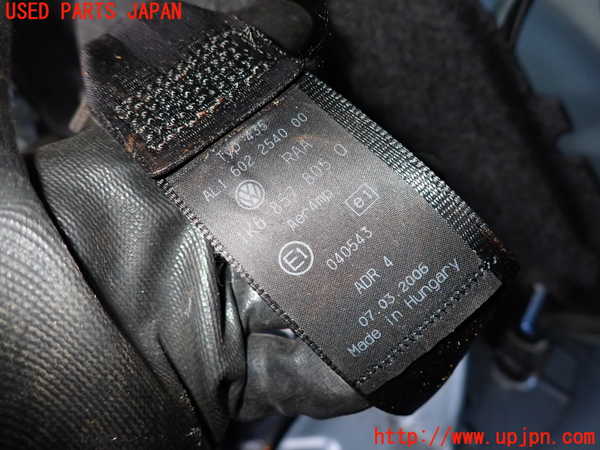 2UPJ-25887185]VW ゴルフ R32(1KBUBF)左2列目シートベルト 中古_m0002.jpg