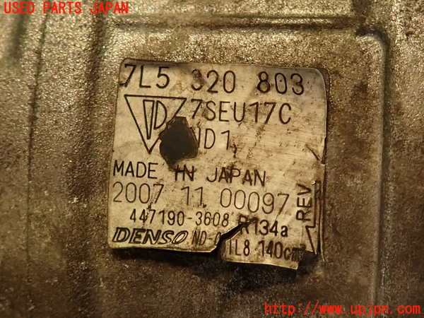 2UPJ-25906025]ポルシェ・カイエン ターボ(9PAM4851A)エアコンコンプレッサー 中古_m0003.jpg