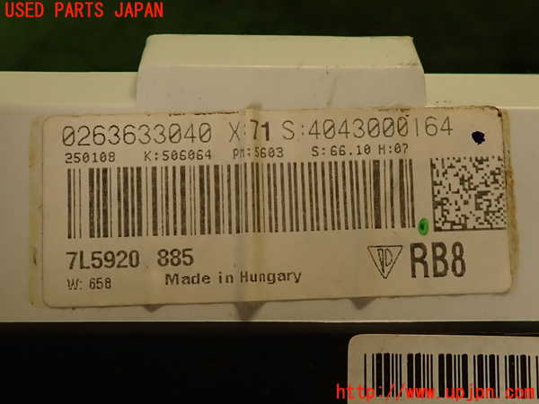 2UPJ-25906170]ポルシェ・カイエン ターボ(9PAM4851A)スピードメーター 中古_m0004.jpg