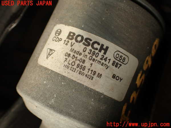 2UPJ-25906770]ポルシェ・カイエン ターボ(9PAM4851A)フロントワイパーモーター 中古_m0002.jpg