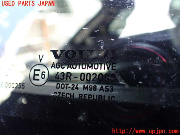 1UPJ-26001380]ボルボ・V90(PB420TMA)右クォーターガラス AGC M98 中古_m0002.jpg