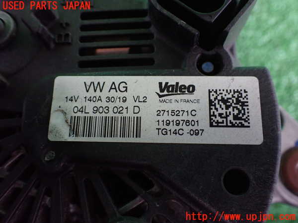 2UPJ-26076015]VW ゴルフ ヴァリアント(AUDFG)オルタネーター(ダイナモ) 中古_m0003.jpg