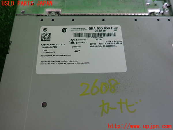 2UPJ-26076589]VW ゴルフ ヴァリアント(AUDFG)カーナビゲーション 中古_m0003.jpg