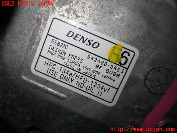 1UPJ-26196025]フィット(Fit) ハイブリッド(e：HEV)(GR4)エアコンコンプレッサー 中古_m0003.jpg