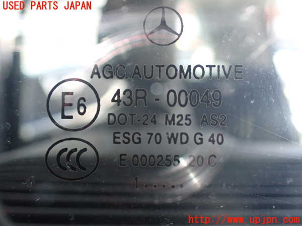 1UPJ-26271382]ベンツ GLK300 4MATIC X204(204981)左クォーターガラス AGC M25 中古_m0002.jpg