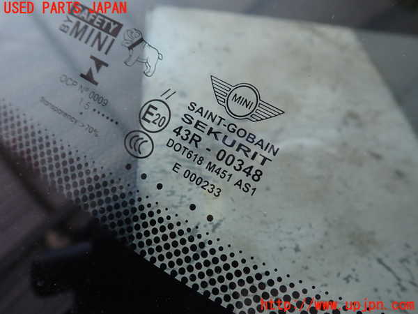 2UPJ-26321195]BMW ミニ(MINI)ジョンクーパーワークス(JCW)(XMJCW)(F56)フロントガラス 中古(43R-00348 M451)_m0003.jpg