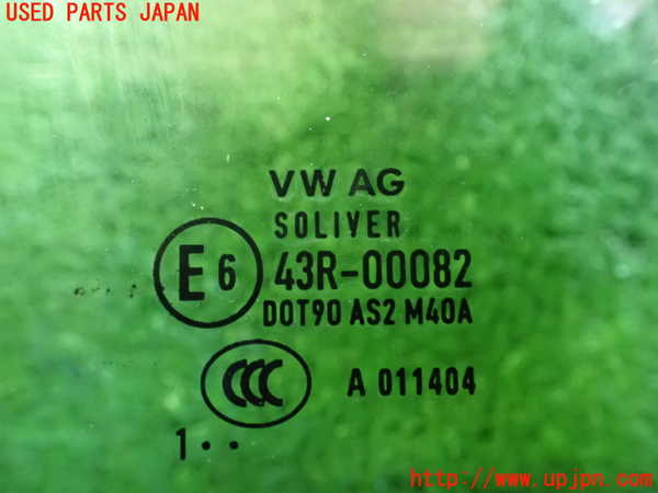 2UPJ-26331380]VW ゴルフ カブリオレ(カブリオ)(1KCAVK)右クォーターガラス (43R-00082 M40A) 中古_m0002.jpg