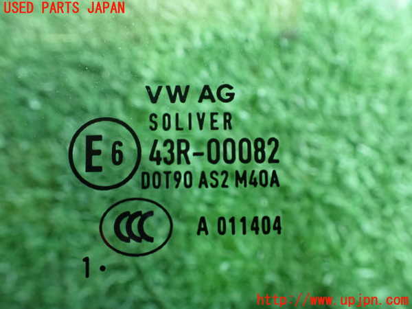 2UPJ-26331382]VW ゴルフ カブリオレ(カブリオ)(1KCAVK)左クォーターガラス (43R-00082 M40A) 中古_m0002.jpg