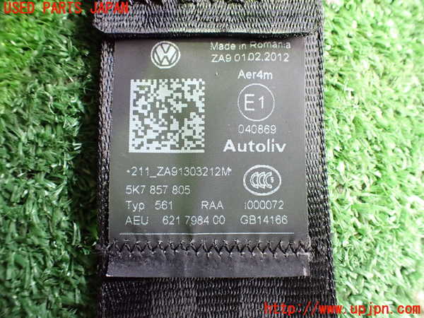 2UPJ-26337155]VW ゴルフ カブリオレ(カブリオ)(1KCAVK)右2列目シートベルト 中古_m0003.jpg