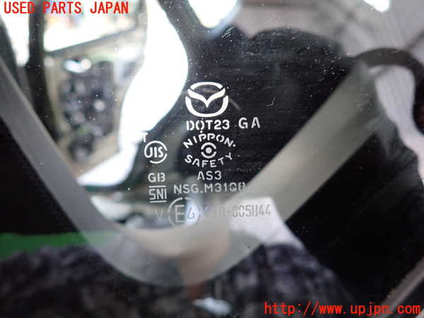 5UPJ-26471382]CX-5(KF2P)左クォーターガラス (43R-005844) 中古_m0002.jpg