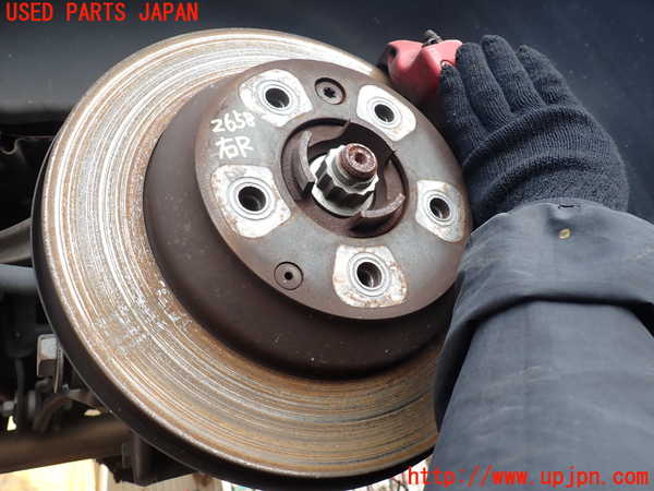 1UPJ-26584300]ポルシェ・カイエン GTS(9PAM4801G)右リアナックルハブ 中古_m0001.jpg