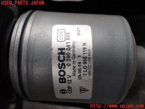 1UPJ-26586770]ポルシェ・カイエン GTS(9PAM4801G)フロントワイパーモーター 中古_m0002.jpg