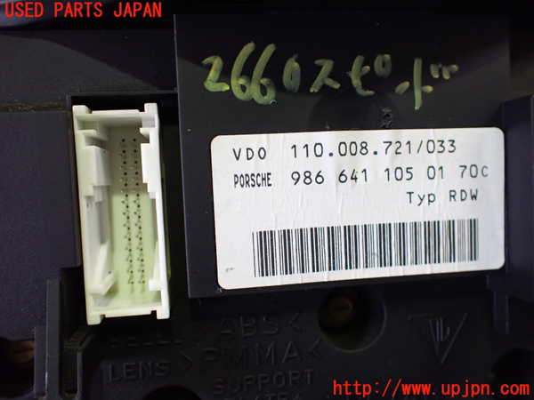 2UPJ-26606170]ポルシェ・ボクスター(986K)スピードメーター 中古_m0003.jpg