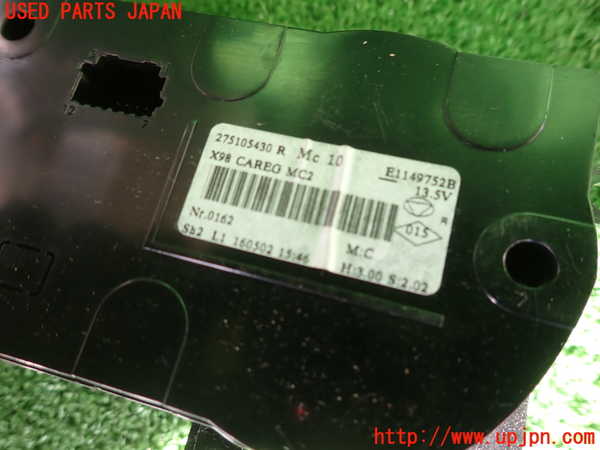 2UPJ-26756066]ルノー・ルーテシア(RM5M1)エアコンスイッチ1 中古_m0003.jpg