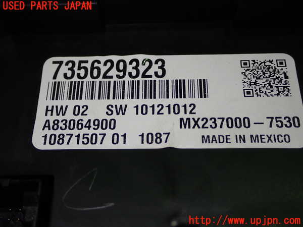 1UPJ-26776066]アバルト・595(31214T)エアコンスイッチ1 中古_m0002.jpg