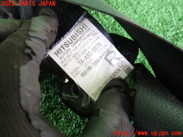 2UPJ-26837185]ランエボ9 MR(CT9A)左2列目シートベルト 中古_m0003.jpg