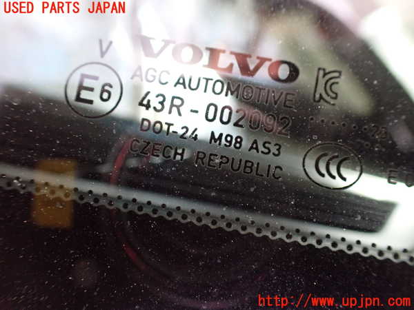 2UPJ-27001382]ボルボ・V90(PB420TMA)左クォーターガラス 中古(43R-002092 M98)_m0002.jpg