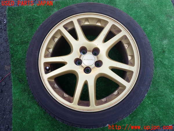 1UPJ-27089036]インプレッサ WRX-STi(GDB)タイヤ　ホイール　1本① 225/45ZR1 中古_m0001.jpg