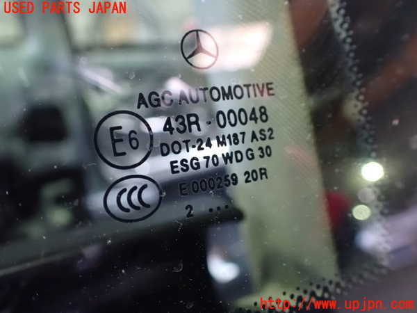1UPJ-27181380]ベンツ C180 クーペ C204(204349)右クォーターガラス AGC M187 中古_m0002.jpg