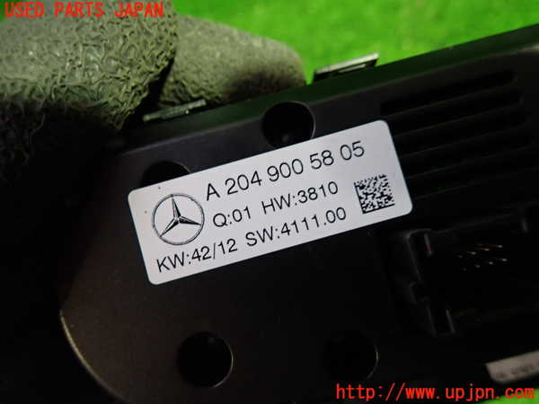 1UPJ-27186066]ベンツ C180 クーペ C204(204349)エアコンスイッチ1 中古_m0002.jpg