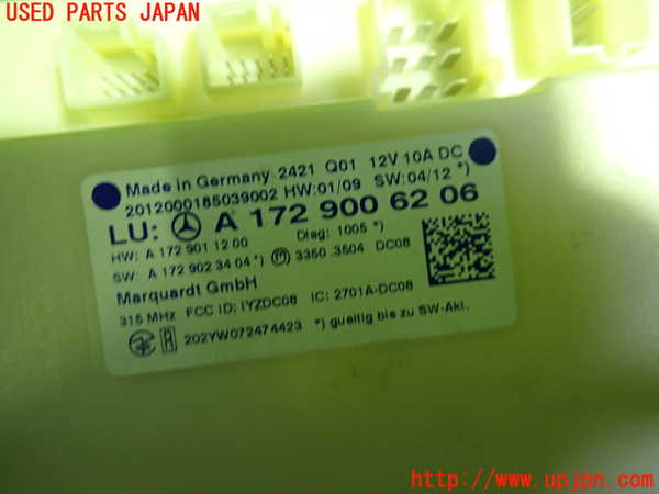 1UPJ-27186147]ベンツ C180 クーペ C204(204349)コンピューター2 (A172 900 62 06) 中古_m0002.jpg