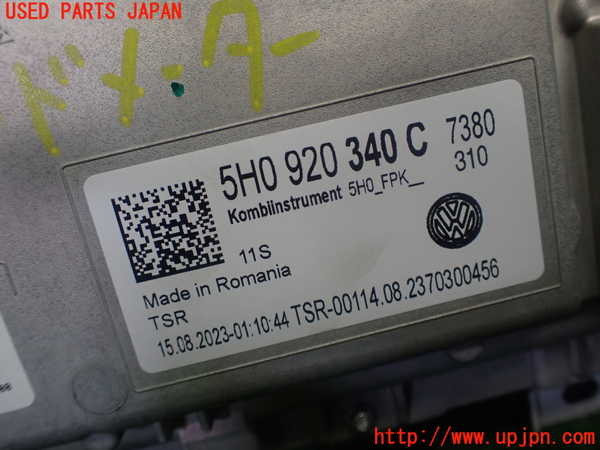 1UPJ-27196170]VW ゴルフ(CDDLA)スピードメーター 中古_m0003.jpg