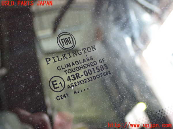 1UPJ-27201380]アバルト・500(312142)右クォーターガラス 43R-001583 中古_m0002.jpg