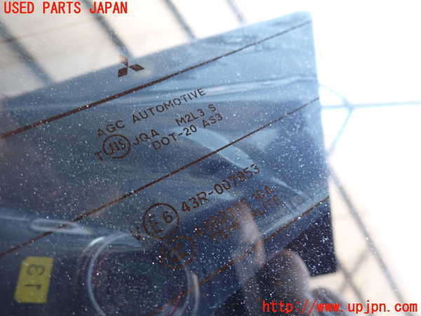 5UPJ-27361560]ランエボ10(CZ4A)リアガラス (43R-007953 M2L3) 中古_m0002.jpg