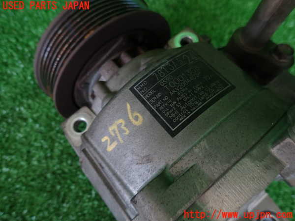 5UPJ-27366025]ランエボ10(CZ4A)エアコンコンプレッサー 中古_m0003.jpg