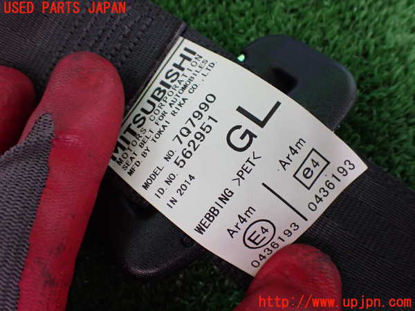 2UPJ-27367155]ランエボ10(CZ4A)右2列目シートベルト 中古_m0002.jpg