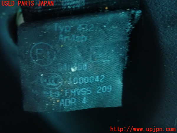 2UPJ-27377155]VW トゥアレグ(7LBMVA)右2列目シートベルト 中古_m0002.jpg
