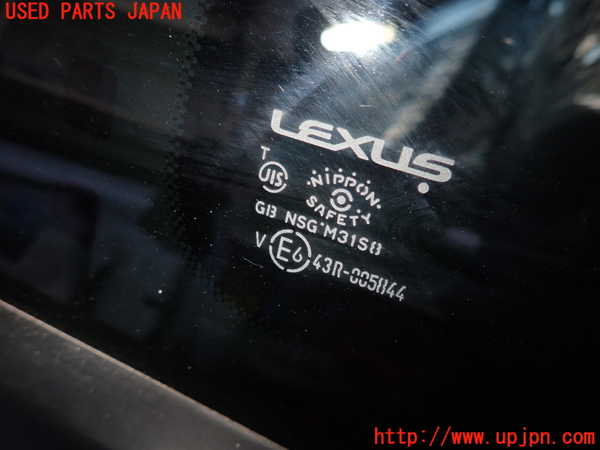 5UPJ-27441382]レクサス・RC F(USC10)左クォーターガラス (43R-005844 M31S8) 中古_m0002.jpg